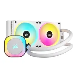 Corsair iCUE LINK H100i RGB 240mm Flüssig-CPU-Kühler mit RGB-Lüftern für Intel LGA 1700 & AMD AM5, inklusive System Hub