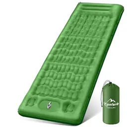 Tonfarb Selbstaufblasende Isomatte, 12CM Dicke, Wasserdichte Schlafmatte für Outdoor und Camping