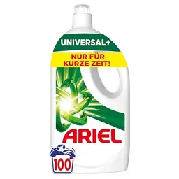 Ariel Flüssigwaschmittel Universal, 100 Waschladungen - Kraftvolle Fleckenentfernung in 1 Waschgang