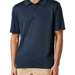 MEETYOO Herren Polo Shirt, Marine, L
