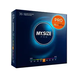 MY.SIZE PRO ELITE Kondome, Größe 4, 36 Stück – Reines Vytex-Latex, leicht zu öffnen
