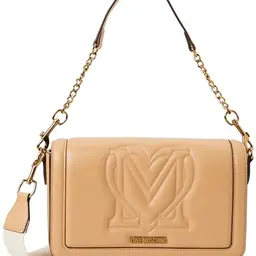 Love Moschino Damen Schultertasche in Biscuit