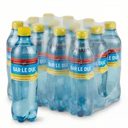 Bar-le-Duc Mineralwasser Zitrone 12x0,5L PET | Sprudelnd & erfrischend | Wiederverschließbar | 3,00 € Pfand