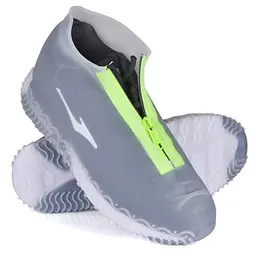 JUDA Wasserdichte Schuhüberzieher, Wiederverwendbare rutschfeste Überschuhe für Regen, Schnee und Schlamm (M, 34-38)
