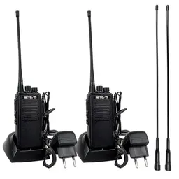 Retevis RT1 Funkgerät mit großer Reichweite, professionelles Walkie Talkie, wiederaufladbar, 2 Stück