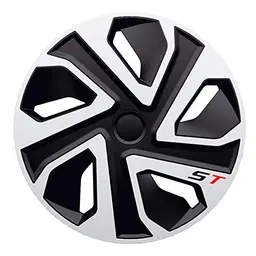 J-Tec Radzierblenden Satz 16 Zoll Silber/Schwarz