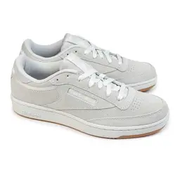 Reebok Unisex Club C 85 Sneaker - Pugry2 Ftwwht Rbkle3, Größe 38.5 EU