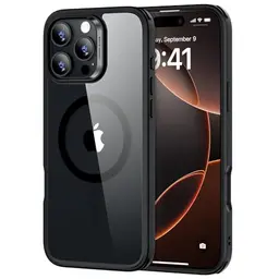 ESR iPhone 16 Pro Max Hülle – MagSafe kompatibel, stoßfest, kratzfest, klares Schwarz