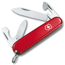 Victorinox Schweizer Taschenmesser Recruit, Multitool mit 10 Funktionen
