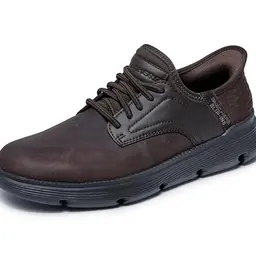 Skechers Garza Gervin Herren Schlupfschuhe, braun, Größe 41.5 EU