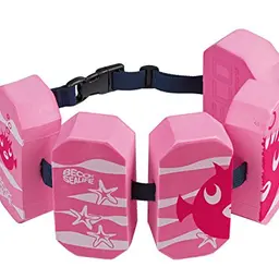 BECO Schwimmgürtel für Kinder, 3-6 Jahre, verstellbar, pink, 19-30 kg