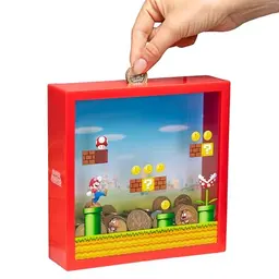 Super Mario Sparschwein - Nintendo-Lizenz, Geschenk für Mario Bros-Fans, 18 cm&nbsp;(7")