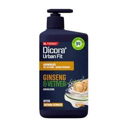 Dicora UrbanFit Duschgel 825 ml mit Vetiver & Ingwer – Energiespendend & Belebend