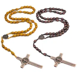 DAAIZIII 2 Stück Rosenkranz Kette - Christliche Gebetskette für Kommunion, Taufe und Messe