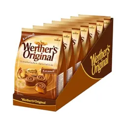 Werther's Original Karamell - 7 x 153g - Vollmilchschokolade mit Karamell