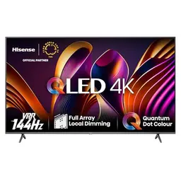Hisense 75E7NQ Pro 75 Zoll 4K UHD QLED Smart TV, Dolby Vision, HDMI 2.1, Alexa, Dunkelgrau