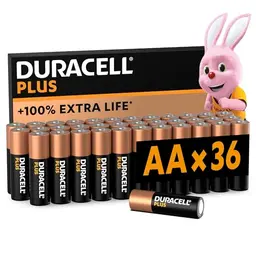Duracell Plus AA Batterien, 36 Stück, langlebige Energie für Haushalt und Büro