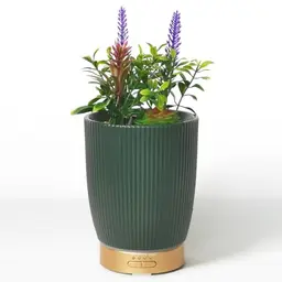 Earnest Living Ätherischer Öl Diffusor mit Keramiktopf, 100 ml, für Lavendel und aromatherapeutische Öle, mit Nachtlicht, Timer & Auto-Aus