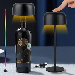 RANJIMA Dimmbare LED Tischlampe - Kabellos, Tragbar, Warmweiß & RGB für Innen & Außen