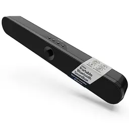 MAJORITY Atlas | Tragbare Bluetooth-Soundbar | 20W Lautsprecher für PC und Laptop | 8 Stunden Akku | USB, SD-Karte, AUX