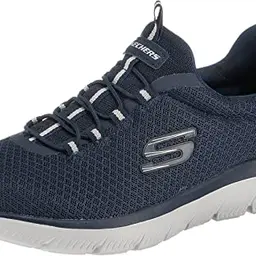 Skechers Herren Summits 52811 Turnschuhe, Navy Mesh, Größe 40 EU