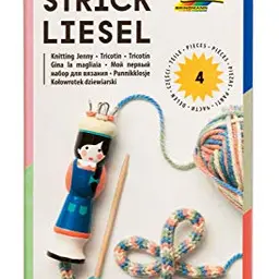 Folia 24919 - Strickliesel mit Wolle und Stricknadel
