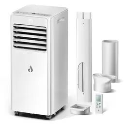 Mobile Klimaanlage 4-in-1, 9000 BTU mit Fernbedienung, Kühlung und Entfeuchtung für Räume bis 90m³