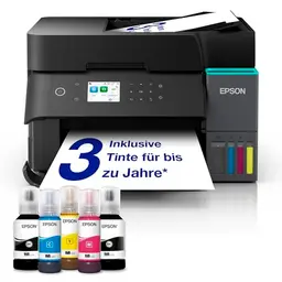 EcoTank ET-3950 Multifunktionsdrucker mit Wi-Fi, AirPrint, automatischem Dokumenteneinzug und beidseitigem Druck, inkl. 3 Jahre Tinte