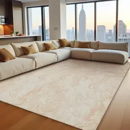 Vasip Teppich Wohnzimmer 160x230cm, Waschbarer Kurzflor, Rutschfest, für Schlafzimmer & Esszimmer
