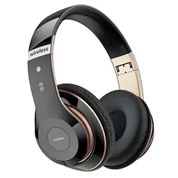 Lankey Bluetooth Over-Ear Kopfhörer, Kabellos mit 65 Std Akku, HD-Mikrofon & 6 EQ Modi für Reisen und Studium