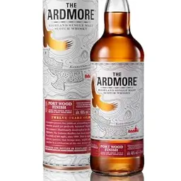 Ardmore 12 Jahre Single Malt Whisky Port Wood Finish mit Geschenkverpackung - 700ml