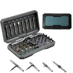 ASOUUNLD 42-in-1 Magnetisches Schraubendreher-Set mit Ratschengriff und Aufbewahrungskoffer