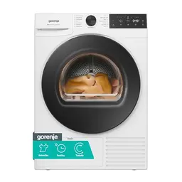 Gorenje Trockner mit Wärmepumpe und 8 kg Fassungsvermögen, 15 Programme, FEuchtesensor, Anti-Allergie, EasyClean