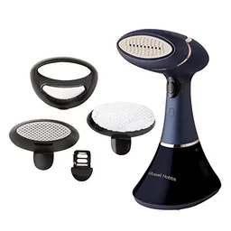 Russell Hobbs Dampfglätter Multi Steam Genie Pro Aroma - Reisebügeleisen 1800W mit 3 Aufsätzen in Bronze