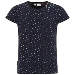 Ragwear VIOLKA Heart Mädchen T-Shirt, regulär, Navy, Gr. 128