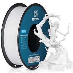 GEEETECH PETG Filament 1,75 mm Weiß 1 kg für 3D-Drucker
