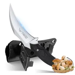 TIVOLI Outdoor Messer aus D2 Stahl, feststehendes Survival Messer mit Kydexscheide für Camping und Geschenke für Männer