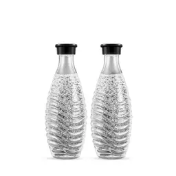 Sodastream CRYSTAL & PENGUIN Glaskaraffen 0,7L, 2er-Pack, spülmaschinenfest