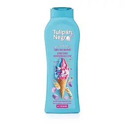 Tulpe Schwarz Duschgel Unicorn Marshmallow, 650 ml, feuchtigkeitsspendend