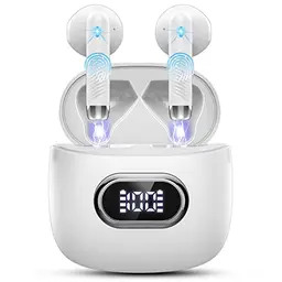 Bluetooth 5.4 Kabellose In-Ear Kopfhörer mit 42 Std. Spielzeit und Noise Cancelling