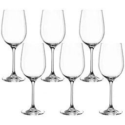 LEONARDO HOME Ciao Weißwein-Kelch, spülmaschinenfest, 6er Set, 370 ml