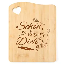 Tulolvae Weihnachtsgeschenke: Bambus Schneidebrett für Frauen - Lustiges Geschenk für beste Freundin zum Geburtstag und Weihnachten