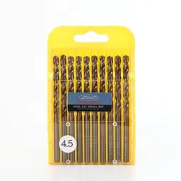 JOVANT 10pcs Kobalt-Bohrer 11/64 Zoll (4.5mm) für Edelstahl Heavy Duty