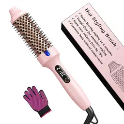 Haokoo Thermobürste 38mm für Salonstyling, reduziert Frizz um 70%, 6 Temperaturstufen, für alle Haartypen