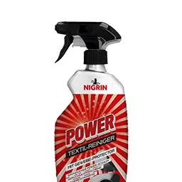 NIGRIN POWER Textil-Reiniger für Auto Innenraum mit Gewebe-Protector, 500 ml