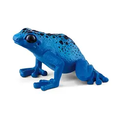 Schleich Wild Life Blauer Pfeilgiftfrosch, detailgetreue Tierfigur, geeignet ab 3 Jahren, 5x5x3 cm