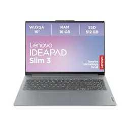 Lenovo IdeaPad Slim 3 Laptop | 16" WUXGA | AMD Ryzen 5 | 16GB RAM | 512GB SSD | Windows 11 Home | Arctic grau