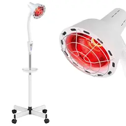 Cozion Rotlichtlampe 275W - Einstellbare Wärmelampe mit Timer und Tablett