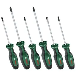 Bosch Schraubendreher-Set, 6-teilig - Hochwertiger Softgrip Schraubenzieher für Heimwerker