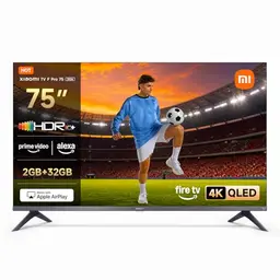 Xiaomi TV F Pro 75 Zoll 4K UHD QLED Smart TV mit Alexa, HDR10+, 120Hz Game Mode, Sprachsteuerung, Apple AirPlay
